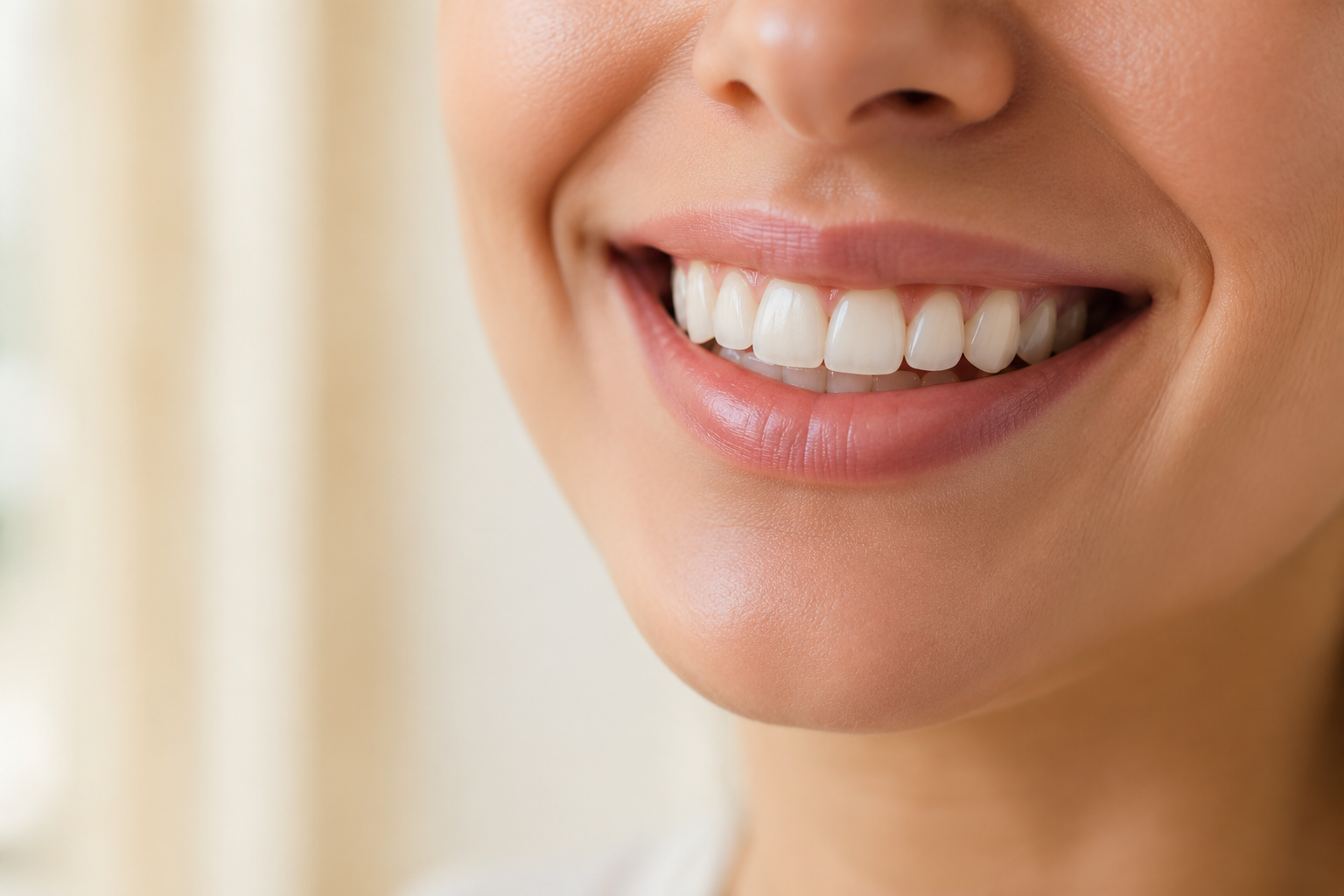 Natural smile result